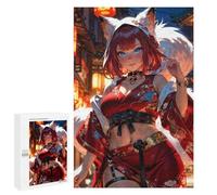 Puzzles for Teenagerss 1000 PCS Foxfire Flirting Jigsaw Puzzle Toy Wall Decor Home Decoration Unique Birthday And Xmas Gifts 1000 PCS