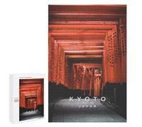Puzzles for Teenagerss 1000 PCS Fushimi Inari Kyoto Jigsaw Puzzle Fun Games Pattern Assembly Unique Birthday And Xmas Gifts 1000 PCS