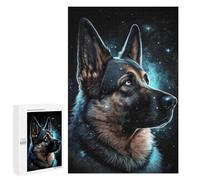 Puzzles for Teenagerss 1000 PCS Galactic Guardian German Shepherd Art Print -2 Jigsaw Puzzle Relax Games Perfect Decoration Unique Birthday And Xmas Gifts 1000 PCS
