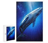Puzzles for Teenagerss 1000 PCS Galactic Humpback Whale Adult Jigsaw Puzzle Toy Wall Decor Difficult Challenge Christmas Birthday Gifts 1000 PCS