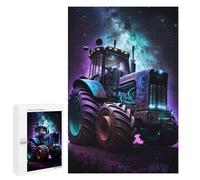 Puzzles for Teenagerss 1000 PCS Galactic Tractor Adventure-4 Jigsaw Puzzle Relax Games Perfect Decoration Unique Birthday And Xmas Gifts 1000 PCS