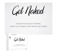 Puzzles for Teenagerss 1000 PCS Get Naked Jigsaw Puzzle Brain Teaser Game Birthday Present Fun at Home Activities, 1000 PCS