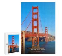Puzzles for Teenagerss 1000 PCS Golden Gate Bridge, San Francisco-2 Jigsaw for Adults Relax Games Perfect Decoration Fun Activities at Home 1000 PCS