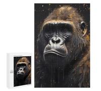 Puzzles for Teenagerss 1000 PCS Gorilla Fashionable Adult Jigsaw Puzzle Toy Wall Decor Difficult Challenge Christmas Birthday Gifts 1000 PCS