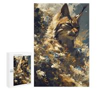 Puzzles for Teenagerss 1000 PCS Lynx Lush Jigsaw Puzzle Toy Wall Decor Home Decoration Unique Birthday And Xmas Gifts 1000 PCS