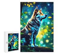 Puzzles for Teenagerss 1000 PCS Magic Realism Dog Adult Jigsaw Puzzle Toy Wall Decor Difficult Challenge Christmas Birthday Gifts 1000 PCS