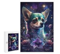 Puzzles for Teenagerss 1000 PCS Magical Chihuahua Dreamscape Jigsaw Puzzle Relax Games Perfect Decoration Unique Birthday And Xmas Gifts 1000 PCS