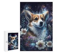 Puzzles for Teenagerss 1000 PCS Magical Corgi Garden Art Print -1 Jigsaw Puzzle Relax Games Perfect Decoration Unique Birthday And Xmas Gifts 1000 PCS