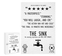 Puzzles for Teenagerss 1000 PCS MASTERPIECE SINK Funny Adult Jigsaw Puzzle Toy Wall Decor Difficult Challenge Christmas Birthday Gifts 1000 PCS