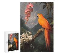 Puzzles for Teenagerss 1000 PCS Orange Parrot in Jungle Jigsaws for Adults Relaxing Games Difficult Challenge Fun Activities at Home 1000 PCS