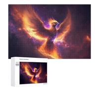 Puzzles for Teenagerss 1000 PCS Phoenix Rising Celestial Artwork Teenagers Puzzles Relaxing Games Presents for Women Fun Activities at Home 1000 PCS