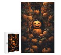 Puzzles for Teenagerss 1000 PCS Pumpkin Patch Halloween Decorations Jigsaw Puzzle Relax Games Perfect Decoration Unique Birthday And Xmas Gifts 1000 PCS