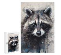 Puzzles for Teenagerss 1000 PCS Raccoon Natures Bandit Jigsaws for Adults Relaxing Games Difficult Challenge Fun Activities at Home 1000 PCS