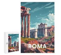 Puzzles for Teenagerss 1000 PCS Rome Roman Forum Jigsaws for Adults Relaxing Games Difficult Challenge Fun Activities at Home 1000 PCS