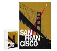 Puzzles for Teenagerss 1000 PCS San Francisco Travel Adult Jigsaw Puzzle Toy Wall Decor Difficult Challenge Christmas Birthday Gifts 1000 PCS