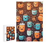 Puzzles for Teenagerss 1000 PCS Silly Coffee Adult Jigsaw Puzzle Toy Wall Decor Difficult Challenge Christmas Birthday Gifts 1000 PCS
