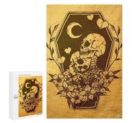 Puzzles for Teenagerss 1000 PCS Skeleton Lovers Adult Jigsaw Puzzle Toy Wall Decor Difficult Challenge Christmas Birthday Gifts 1000 PCS