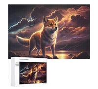 Puzzles for Teenagerss 1000 PCS Thundering Canine Majesty -23 Jigsaw Puzzle Fun Games Pattern Assembly Unique Birthday And Xmas Gifts 1000 PCS