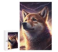 Puzzles for Teenagerss 1000 PCS Thundering Canine Majesty -24 Jigsaw Puzzle Fun Games Pattern Assembly Unique Birthday And Xmas Gifts 1000 PCS