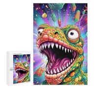 Puzzles for Teenagerss 1000 PCS Vibrant Dinosaur Artwork Jigsaw for Adults Relax Games Perfect Decoration Fun Activities at Home 1000 PCS