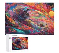 Puzzles for Teenagerss 1000 PCS Vibrant Journey Through Colorful Dreams Jigsaw for Adults Relax Games Perfect Decoration Fun Activities at Home 1000 PCS