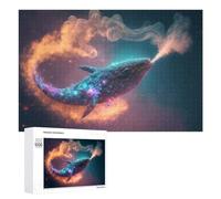 Puzzles for Teenagerss 1000 PCS Whale in Cosmic Clouds Teenagers Puzzles Relaxing Games Presents for Women Fun Activities at Home 1000 PCS