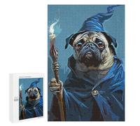 Puzzles for Teenagerss 1000 PCS Wizard Dog Jigsaws for Adults Relaxing Games Difficult Challenge Fun Activities at Home 1000 PCS