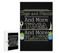 Puzzles for Teenagerss 1000 PCS Yoga Plants Meditation Jigsaw Puzzle Brain Teaser Game Birthday Present Fun at Home Activities, 1000 PCS