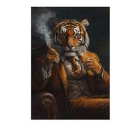 Puzzles for Teenagerss 1000pcs(38x26cm) S Rex Tiger The Gentleman's Guide to Smoking Jigsaw for Adults Toy Wall Decor For Family Fun Fun at Home Activities, 1000pcs(38x26cm) S
