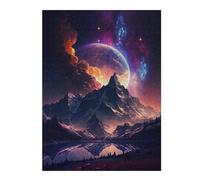 Puzzles for Teenagerss 1000pcs(52x38cm) Galactic Reflections Mountain Majesty Teenagers Puzzles Toy Wall Decor Presents for Women Christmas Birthday Gifts 1000pcs(52x38cm)