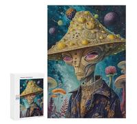 Puzzles for Teenagerss 300 PCS Alien Art LVII Adult Jigsaw Puzzle Toy Wall Decor Difficult Challenge Christmas Birthday Gifts 300 PCS