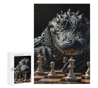 Puzzles for Teenagerss 300 PCS Alligator Chess Adult Jigsaw Puzzle Toy Wall Decor Difficult Challenge Christmas Birthday Gifts 300 PCS