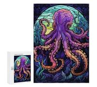 Puzzles for Teenagerss 300 PCS Amazing Octopus Abstract Adult Jigsaw Puzzle Toy Wall Decor Difficult Challenge Christmas Birthday Gifts 300 PCS