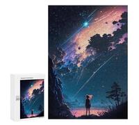 Puzzles for Teenagerss 300 PCS Anime Chaos Galaxy Night Jigsaw Puzzle Toy Wall Decor Home Decoration Unique Birthday And Xmas Gifts 300 PCS