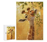 Puzzles for Teenagerss 300 PCS Baby Giraffe Jigsaws for Adults Relaxing Games Difficult Challenge Fun Activities at Home 300 PCS