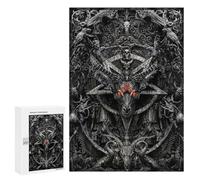 Puzzles for Teenagerss 300 PCS Baphomet Mural Adult Jigsaw Puzzle Toy Wall Decor Difficult Challenge Christmas Birthday Gifts 300 PCS