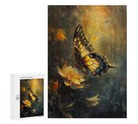 Puzzles for Teenagerss 300 PCS Butterfly Flower Magical Jigsaws for Adults Relaxing Games Difficult Challenge Fun Activities at Home 300 PCS