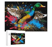 Puzzles for Teenagerss 300 PCS Colorful Duck Artwork Jigsaw for Adults Relax Games Perfect Decoration Fun Activities at Home 300 PCS