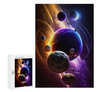 Puzzles for Teenagerss 300 PCS Cosmic Planetary Array Jigsaws for Adults Relaxing Games Difficult Challenge Fun Activities at Home 300 PCS