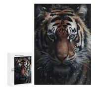 Puzzles for Teenagerss 300 PCS Cute Wet Tiger Jigsaws for Adults Relaxing Games Difficult Challenge Fun Activities at Home 300 PCS
