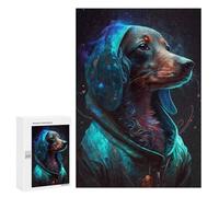Puzzles for Teenagerss 300 PCS Dachshund Dog Adult Jigsaw Puzzle Toy Wall Decor Difficult Challenge Christmas Birthday Gifts 300 PCS