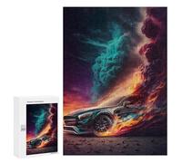 Puzzles for Teenagerss 300 PCS Fast And Furious Jigsaws for Adults Relaxing Games Difficult Challenge Fun Activities at Home 300 PCS