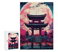 Puzzles for Teenagerss 300 PCS Japanese Gate Anime Jigsaw Puzzle Toy Wall Decor Home Decoration Unique Birthday And Xmas Gifts 300 PCS