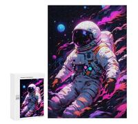 Puzzles for Teenagerss 300 PCS Lost in The Neon Glow Jigsaws for Adults Relaxing Games Difficult Challenge Fun Activities at Home 300 PCS