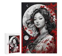 Puzzles for Teenagerss 300 PCS Lunar Elegance Portrait Jigsaws for Adults Relaxing Games Difficult Challenge Fun Activities at Home 300 PCS