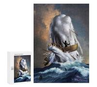 Puzzles for Teenagerss 300 PCS Moby Dick Adult Jigsaw Puzzle Toy Wall Decor Difficult Challenge Christmas Birthday Gifts 300 PCS
