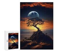 Puzzles for Teenagerss 300 PCS Moonlit Desert Solitude Jigsaw Puzzle Toy Wall Decor Home Decoration Unique Birthday And Xmas Gifts 300 PCS