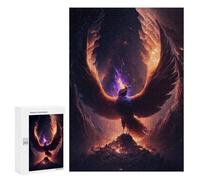 Puzzles for Teenagerss 300 PCS Phoenix Rising Fantasy Artwork -1 Jigsaw Puzzle Relax Games Perfect Decoration Unique Birthday And Xmas Gifts 300 PCS