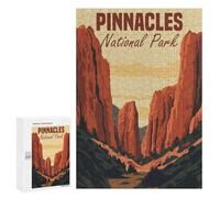 Puzzles for Teenagerss 300 PCS Pinnacles National Park Adult Jigsaw Puzzle Toy Wall Decor Difficult Challenge Christmas Birthday Gifts 300 PCS