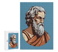 Puzzles for Teenagerss 300 PCS Plato Greek Philosopher Jigsaws for Adults Relaxing Games Difficult Challenge Fun Activities at Home 300 PCS